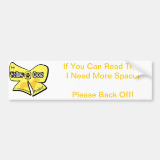 Yellow Dog Bumpersticker