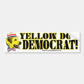 Yellow Dog Democraat Bumpersticker (Voorkant)