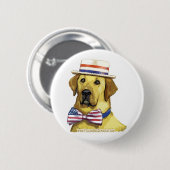 Yellow Dog Democraat Button (Voorkant /achterkant)