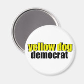 Yellow Dog Democraat Magneet (Voorkant / Achterkant)