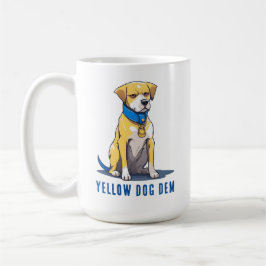 Yellow Dog Democrat Politics President USA 2024 Koffiemok