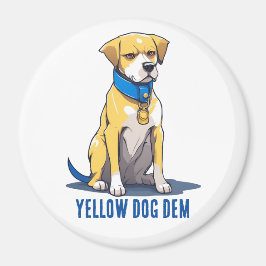 Yellow Dog Democrat Politics USA President 2024 Magneet