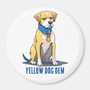 Yellow Dog Democrat Politics USA President 2024 Magneet