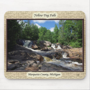 Yellow Dog Herfst mousepad Muismat