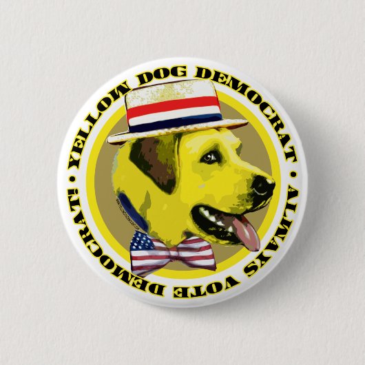 Yellow Dog Logo Button (Voorkant)