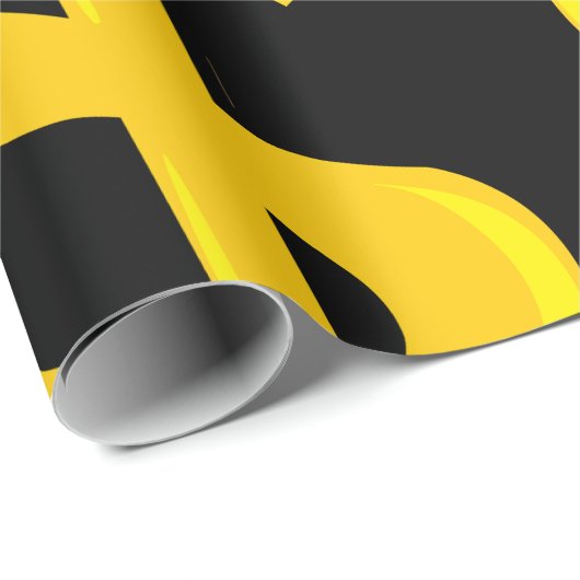 Yellow Dollar-symbool Cadeaupapier (Rol Hoek)