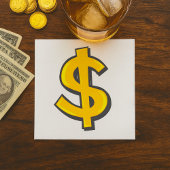 Yellow Dollar-symbool Servet