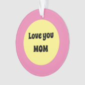 Yellow Dot Acryl Ornament (voorkant)