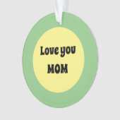 Yellow Dot Acryl Ornament (voorkant)