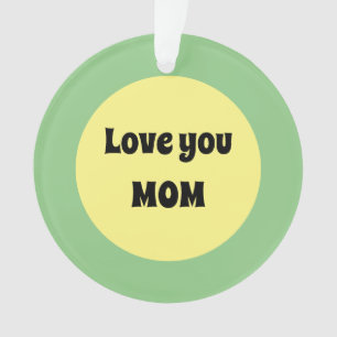 Yellow Dot Acryl Ornament
