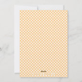 Yellow Dot Chalkboard Snowflake Holiday-fotokaart Feestdagenkaart (Achterkant)