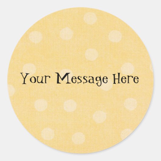 Yellow Dot Stickers (Voorkant)
