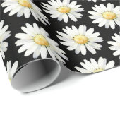 Yellow Dotted Daisy's Cadeaupapier (Rol Hoek)