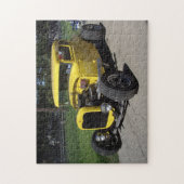 Yellow Drag Racer Legpuzzel (Verticaal)