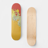 Yellow Dragon Skateboard (Voorkant)