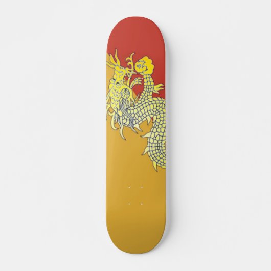 Yellow Dragon Skateboard (Voorkant)