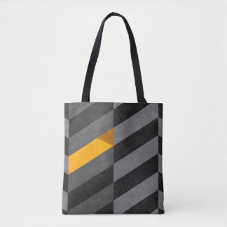 Yellow drawer tote bag