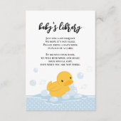 Yellow Duck Baby Boek Aanvraag Behuizing Kaart (Voorkant)