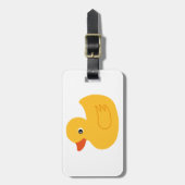 Yellow Duck Bagagelabel