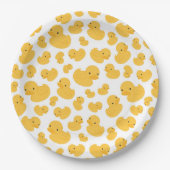 Yellow Duck Bubble Bath Patterned Paper Bord (Voorkant)