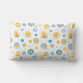 Yellow Duck Bubble Bath Print Sierkussen Kussen (Achterkant)