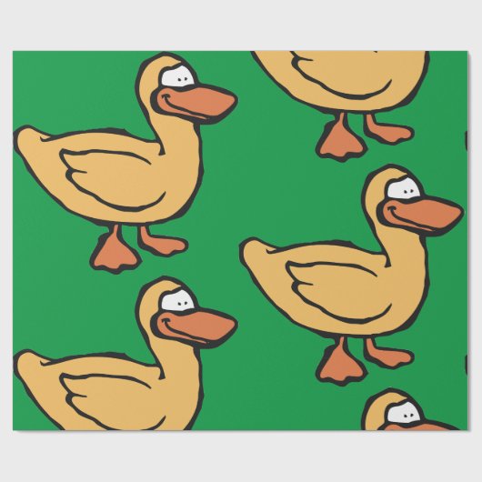 Yellow Duck Cadeaupapier (Vlak)