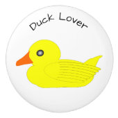 Yellow Duck Design Gepersonaliseerd Keramische Knop (Voorkant)