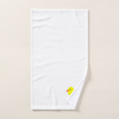 Yellow Duck Design Monogrammed Bad Handdoek (Handdoek)