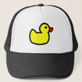 Yellow Duck Drawing Trucker Pet (Voorkant)