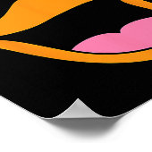 Yellow Duck Gezicht Halloween Dierenkostuum voor K Poster (Hoek)