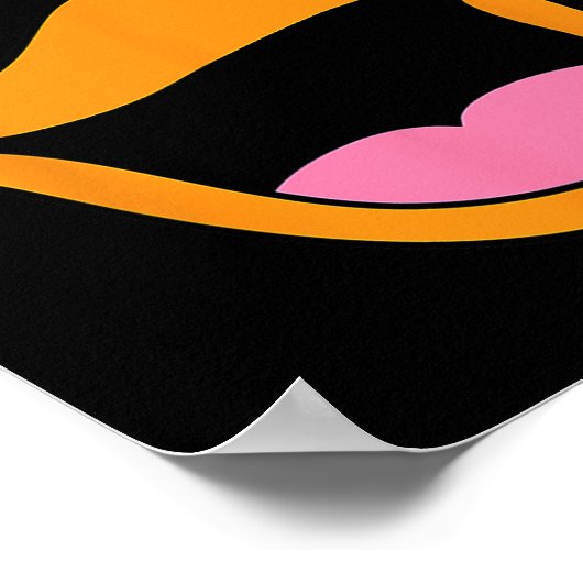 Yellow Duck Gezicht Halloween Dierenkostuum voor K Poster (Hoek)