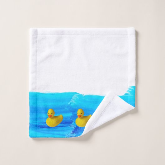 Yellow Duck Handdoek Set (Wasdoekje)