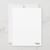 Yellow Duck in Tub Flat Notitiekaartje (Achterkant)