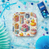 Yellow Duck Kids Verjaardagspapier Borden Papieren Bordje (Feest)