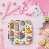 Yellow Duck Kids Verjaardagspapier Borden Papieren Bordje (Feest)