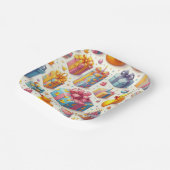 Yellow Duck Kids Verjaardagspapier Borden Papieren Bordje (Gebogen)