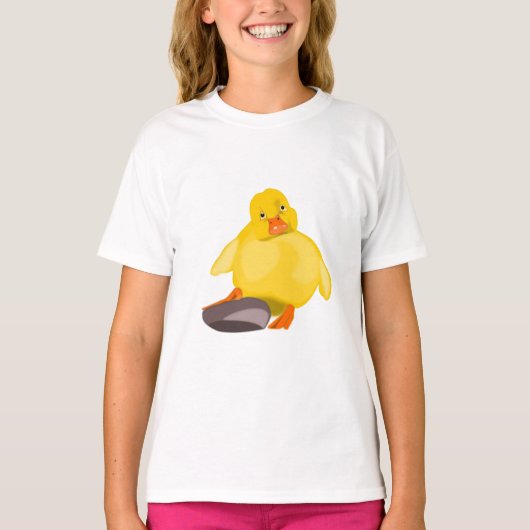 Yellow Duck Kind T-shirt (Voorkant)