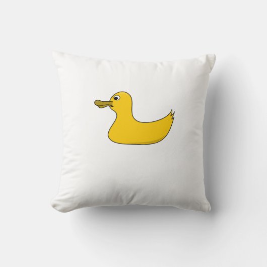Yellow Duck Kussen (Voorkant)