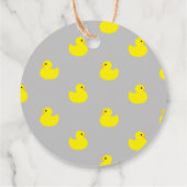 Yellow Duck Pop het als ze pop Bedankjes Labels (Achterkant)