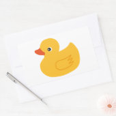 Yellow Duck Rechthoekige Sticker (Envelop)