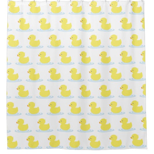 Yellow Duck Schattige Modern Douchegordijn (Voorkant)