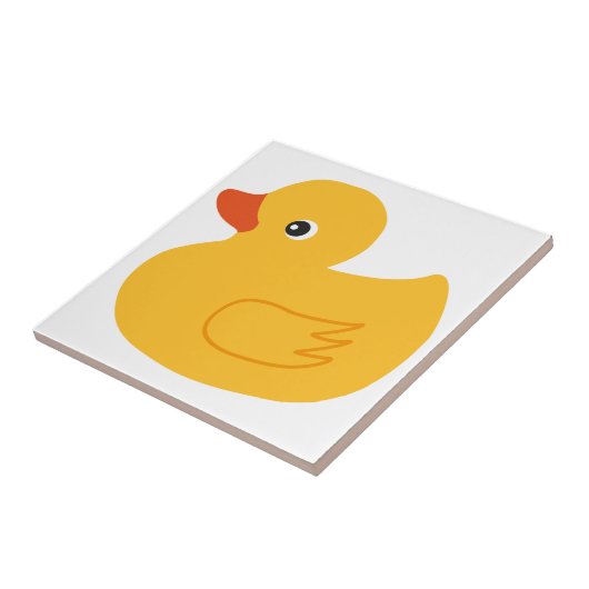 Yellow Duck Tegeltje (Zijkant)