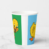 Yellow Duckie Papieren Bekers (Rechts)