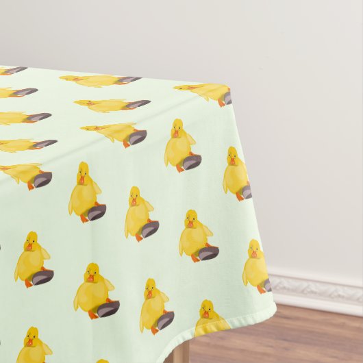 Yellow Ducklings Tablecloth - Your Color Tafelkleed (Voorbeeld)
