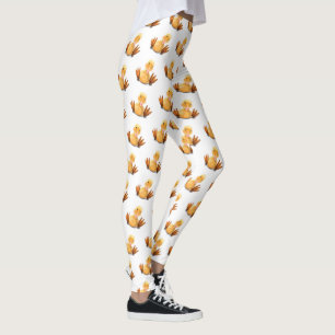 Yellow Ducks-Leggings Leggings