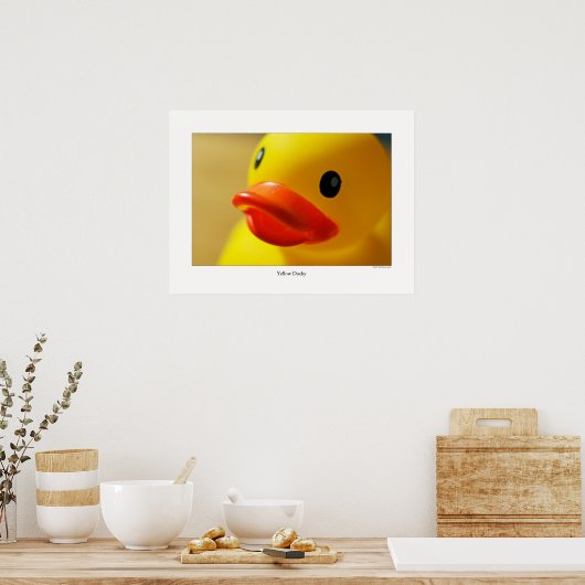 Yellow Ducky Poster (Keuken)