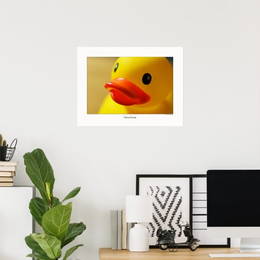 Yellow Ducky Poster (Thuiskantoor)