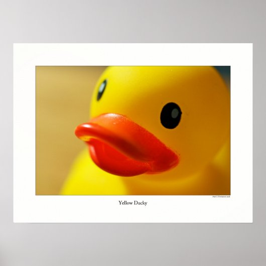 Yellow Ducky Poster (Voorkant)