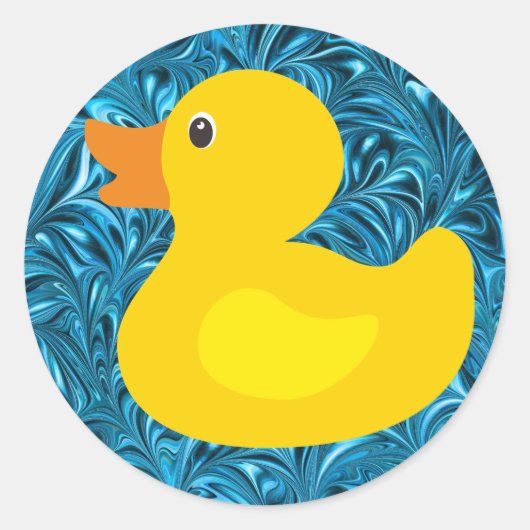 Yellow Ducky Sticker - SRF (Voorkant)