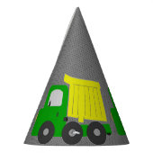 Yellow Dump Truck Feesthoedjes (Links)